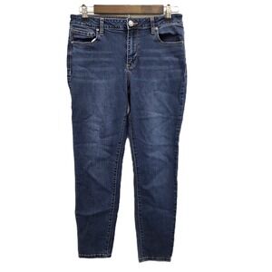 Buffalo David Bitton Womens 8/29 Medium Wash Skinny Stretch Mid Rise Jeans